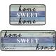 Home Sweet Home Kitchen Rugs Set 2 Pieces Teal Blue Non Skid Kitchen Rugs and Mats Cushioned Kitchen Runner Rug Carpets for Floor Kitchen Farmhouse Doormat Decor 17 x47 +17 x30