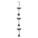 NUOLUX Wind Chime Bell Garden Chimes Dragonfly Chimes Metal Bell Outdoor Hanging Chime Patioiron Fengshui Luck Good Outdoors