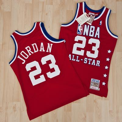 NBA 1989 East Michael Jordan Authentic All-Star Trikot von Mitchell & Ness – Herren Image