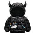 Hooded Coat Kids Children Toddler Baby Boys Girls Cute Cartoon Animals Long Sleeve Winter Coats Jacket Cow Hooded Outer Outwear Outfits Clothes Winter Coat Kid Boys