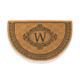 Estate Monogrammed Half-Round Door Mat - 30" x 48", L - Frontgate