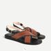 J. Crew Shoes | J. Crew Gretchen Sandal In Black Sepia (Nwt) | Color: Black/Brown | Size: 8.5