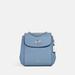 Coach Bags | Coach Pebble Leather Convertible Multi Use Mini Backpack | Color: Blue/Silver | Size: Os