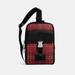 Coach Bags | Coach Men's Sling Track Backpack With Tartan Plaid Leather Canvas Bookbag $398 | Color: Black/Red | Size: Os