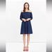 Madewell Dresses | Madewell Indigo Off-The-Shoulder Dress | Color: Blue | Size: S