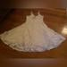 American Eagle Outfitters Dresses | Euc American Eagle Outfitters Ivory Lace Dress Spaghetti Strap Flare Sexy Sz S/P | Color: Cream/White | Size: Sp