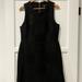 Madewell Dresses | Madewell Black Textured Sleeveless Shift Dress | Color: Black | Size: 12