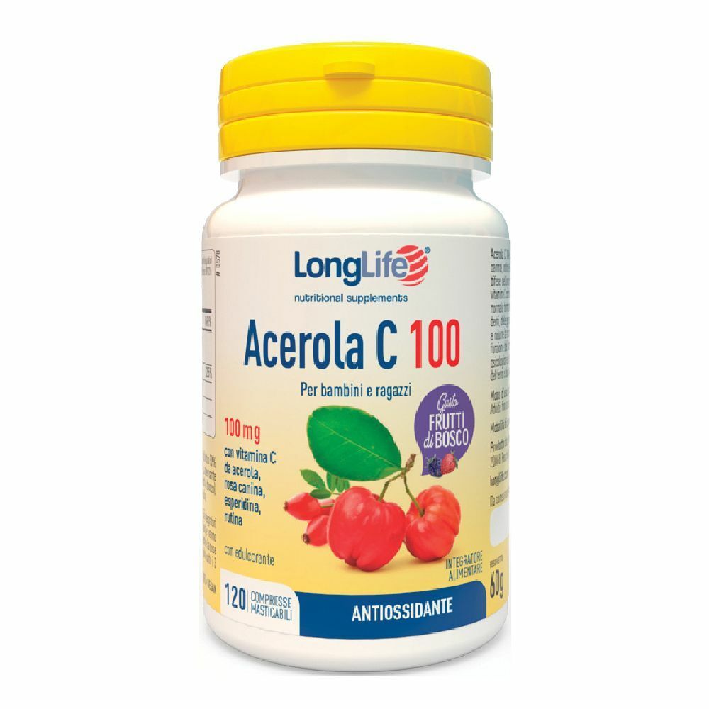 Longlife Acerola C100 Frutti Di Bosco 120 Compresse pz