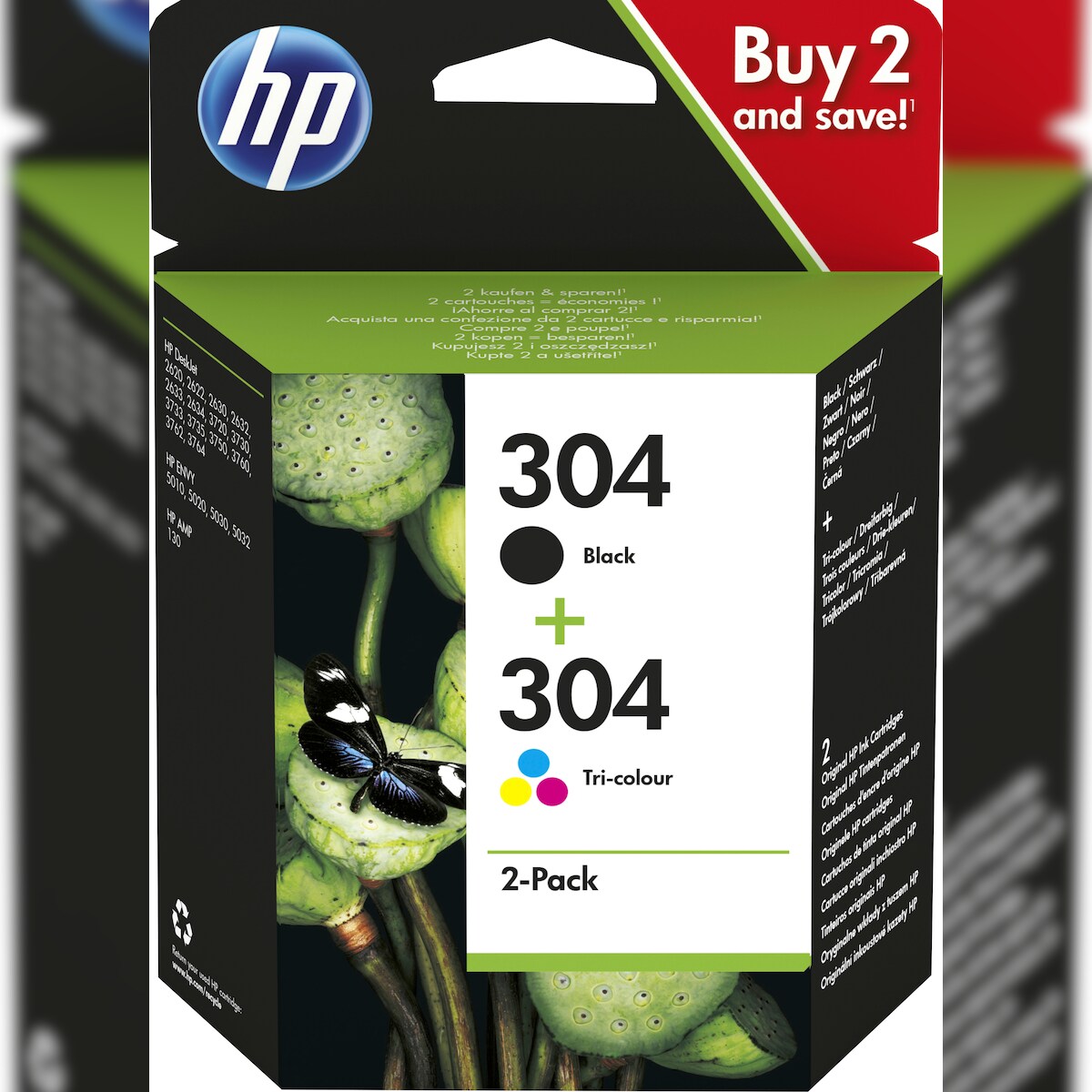 HP 304 DRUCKPATRONE 2-PACK Image