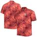 Men's Tommy Bahama Red St. Louis Cardinals Big & Tall Luminescent Fronds Camp IslandZone Button-Up Shirt