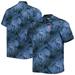 Men's Tommy Bahama Navy Boston Red Sox Big & Tall Luminescent Fronds Camp IslandZone Button-Up Shirt