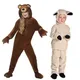 Reneecho-Costume d'ours brun pour enfants Animal Barboteuse Agneau Mouton Pourim Carnaval