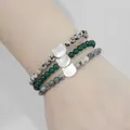 Bracelet à breloques en forme de chat pour hommes et femmes jolis bracelets en nacre blanche
