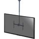 Support plafond écran tv 37''-75'' Hauteur 106-156cm - Noir