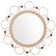 Atmosphera - Miroir enfant Campagne rotin D38cm créateur d'intérieur - Beige