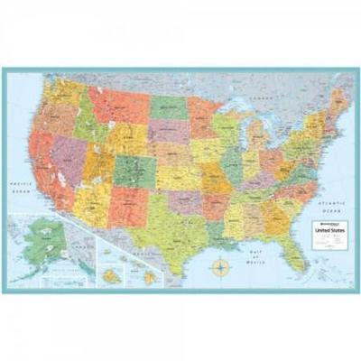 Rand McNally U.S.A. Folded Wall Map (M Series U.S.A. Wall Maps)