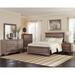 CDecor Home Furnishings Oatfield Washed Taupe 3-Piece Bedroom Set w/ Chest Wood in Brown | 53.5 H x 79 W x 84.75 D in | Wayfair 203967KE-S3C