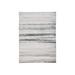 Oxy 8 x 10 Modern Area Rug, Clean Abstract Design, Soft Fabric, Gray, Gold - 8 x 10