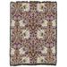 Pure Country Weavers William Morris Pimpernel Vanilla Blanket XL Cotton blend in Brown | 60 H x 80 W in | Wayfair 11900-G