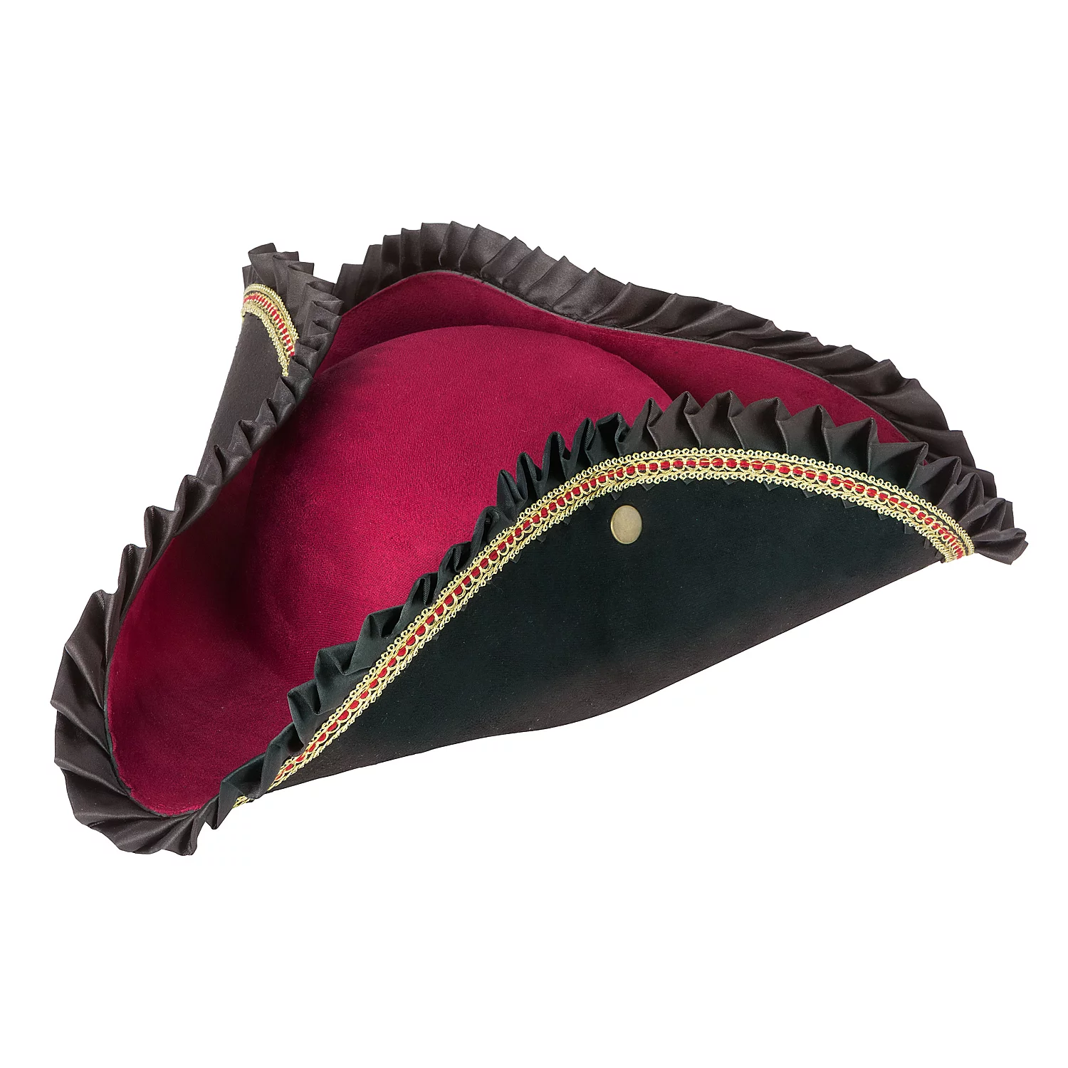 Dreispitz Pirat Black Berry, schwarz/weinrot Image