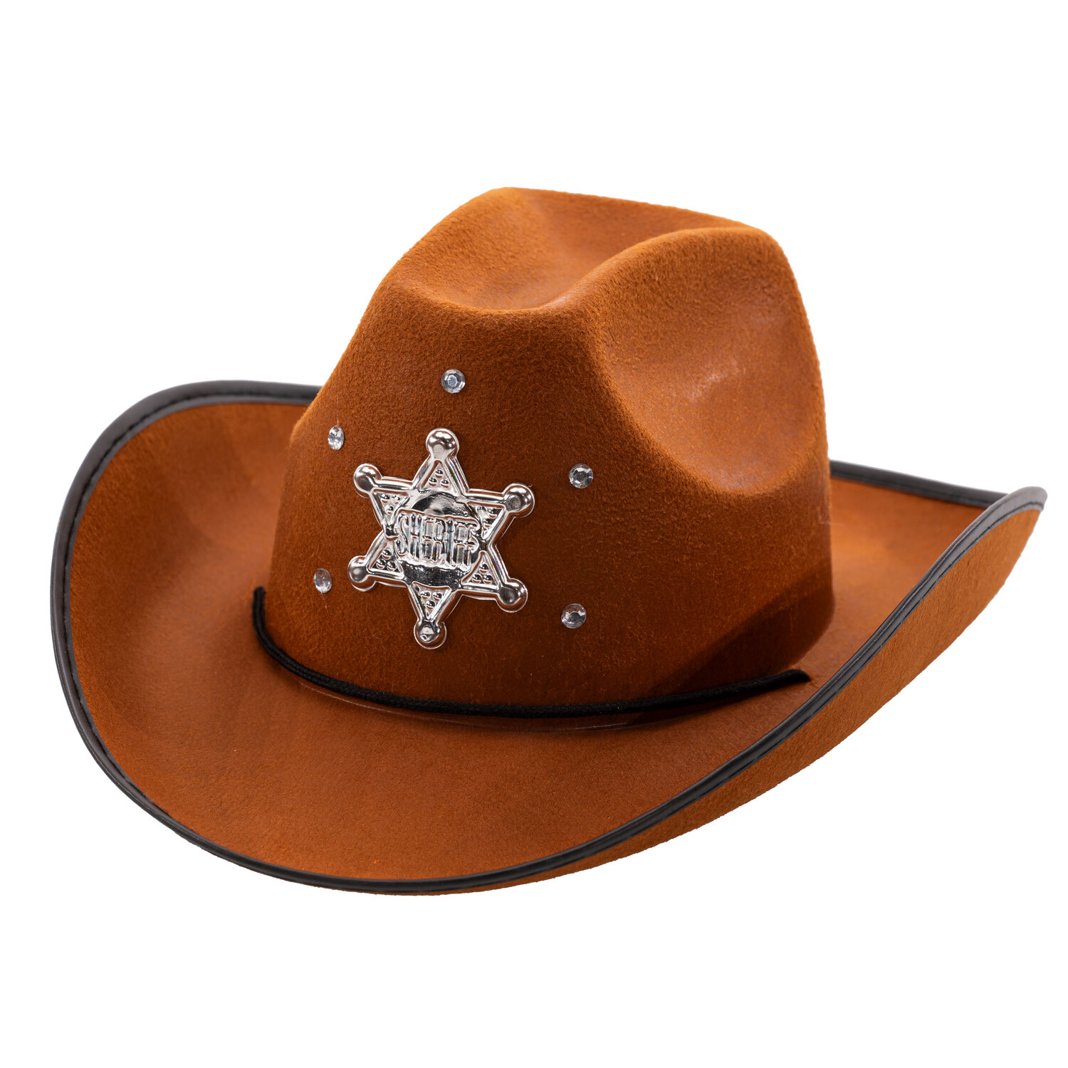 Kinder-Cowboyhut Sheriff, braun