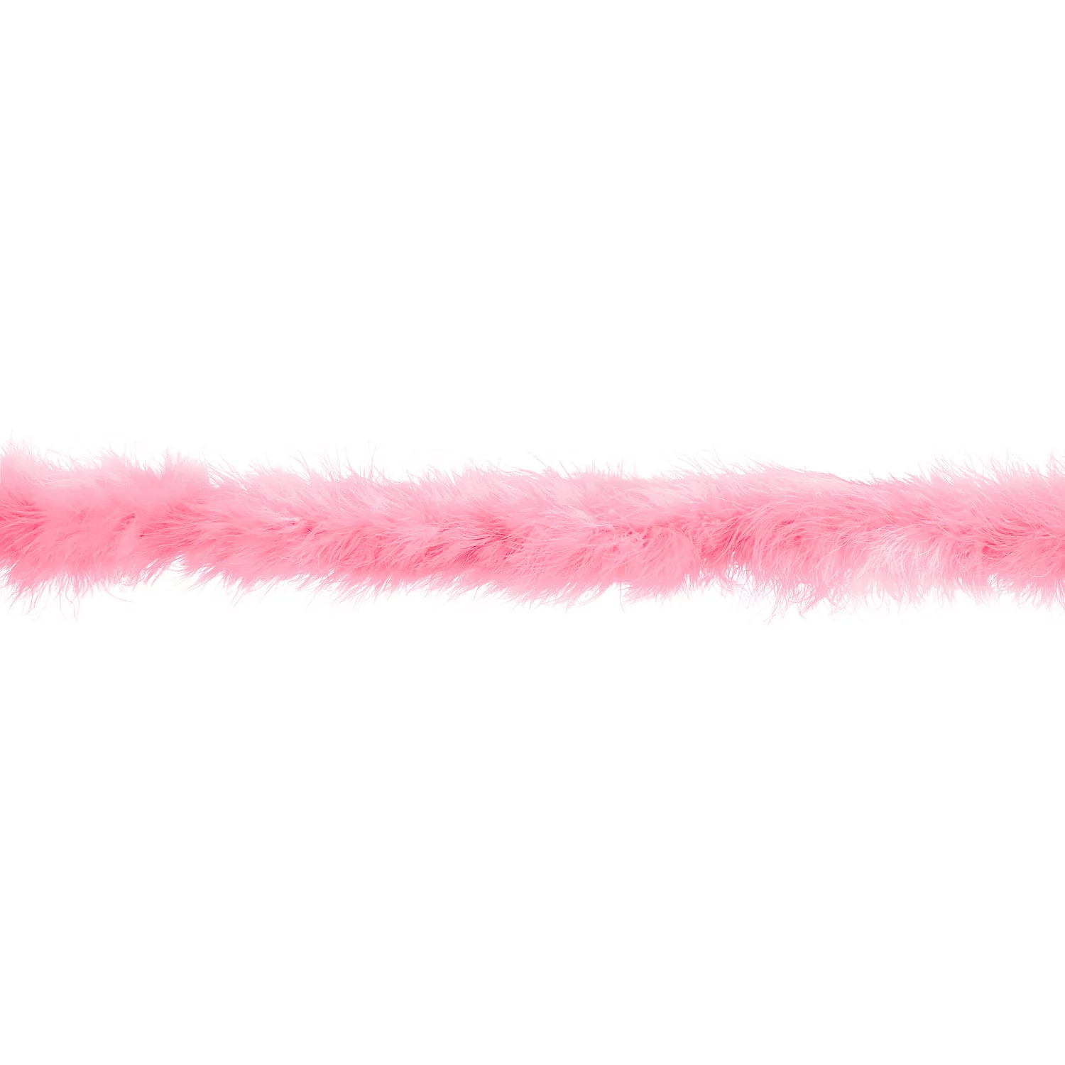 Boa en plumes de marabout, rose, 30 g, 2 m