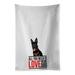 Trinx German Shepherd Bicolor White Kitchen Towel Set Of 2 Cotton in Gray | 28 H x 20 W in | Wayfair 16B3584777AA4D718038BF8B2F62C277