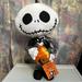 Disney Holiday | Jack Skellington Nightmare Before Christmas 21" Plush Halloween Door Greeter | Color: Black/White | Size: 21"