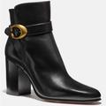 Coach Shoes | Coach Delaney Signature Buckle Heeled Boot | Color: Black | Size: 6.5