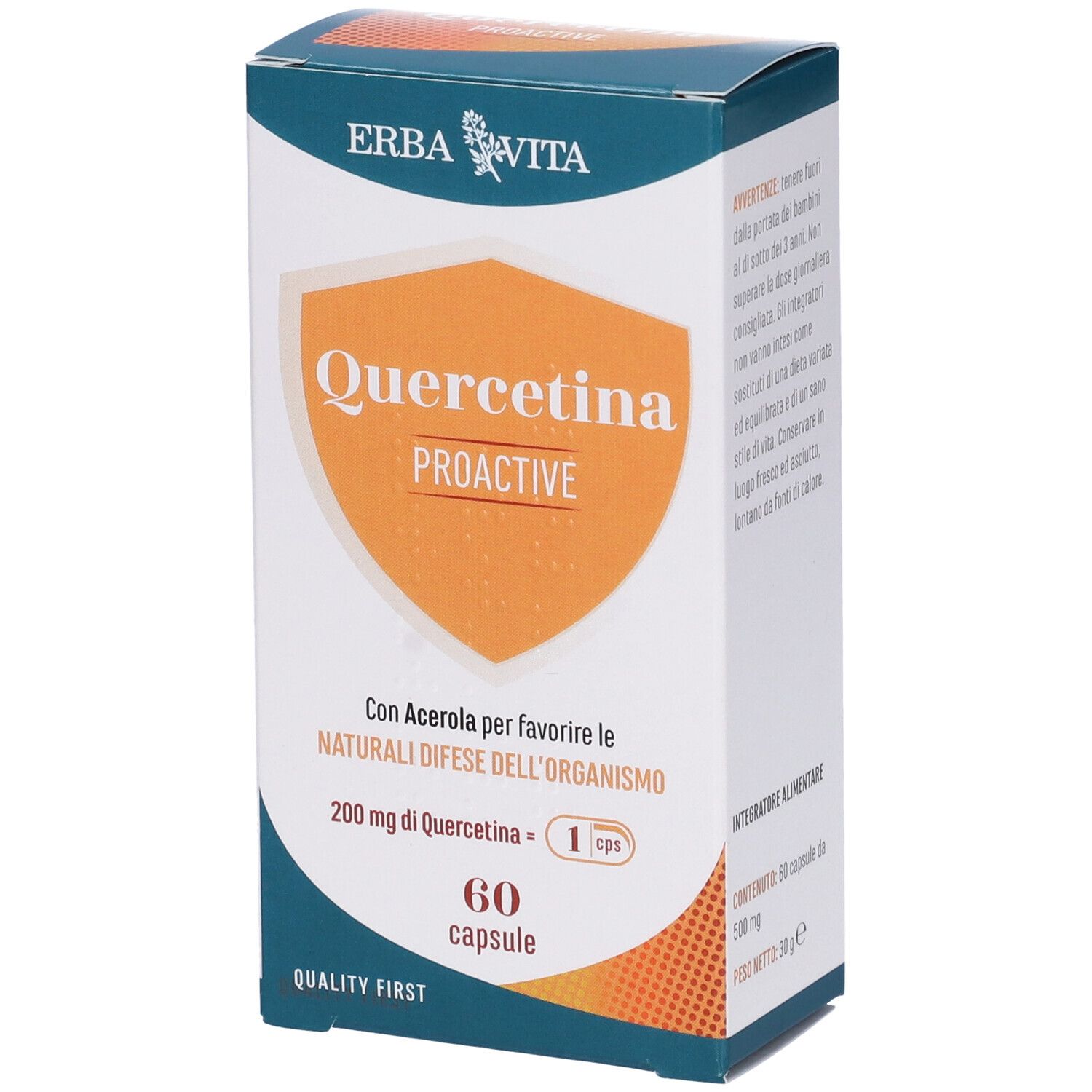 Erba Vita Quercetin Proactive 60 pz Capsule