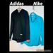 Nike Tops | Adidas Hoodie And Nike Dri-Fit Sweatshirts Bundle Medium | Color: Black/Blue | Size: M