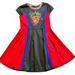 Disney Dresses | Disney Descendants 3 Red/Blue/Black Dress Large 10/12 | Color: Black/Blue/Red | Size: Lg
