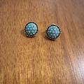 Anthropologie Jewelry | Anthropologie Stud Earrings | Color: Blue/Green | Size: Os