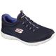 Slip-On Sneaker SKECHERS "SUMMITS" Gr. 36, blau (navy, blau) Damen Schuhe Sneaker Bestseller