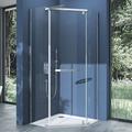 Sogood paroi de douche pentagonale cabine de douche en verre transparent ESG Nano anti-calcaire
