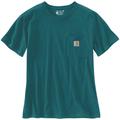 Carhartt Loose Fit Heavyweight K87 Pocket Damen T-Shirt, grün, Größe L