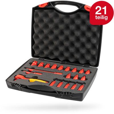 Ratschenschlüssel Set isoliert (43025) 21-tlg. i Außensechskant 10mm - 31mm i Innensechskant 4mm Image