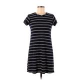 LC Lauren Conrad Casual Dress - Shift: Blue Stripes Dresses - Women's Size X-Small