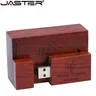 JASTER – clé USB en bois avec LOGO personnalisé 4/8/16/32/64 go personnalisation avec boîte pour