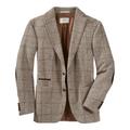 Carl Gross Harris Tweed-Sakko oder -Weste, Sakko - 27 - Beige/Braun, Herren, aus Schurwolle