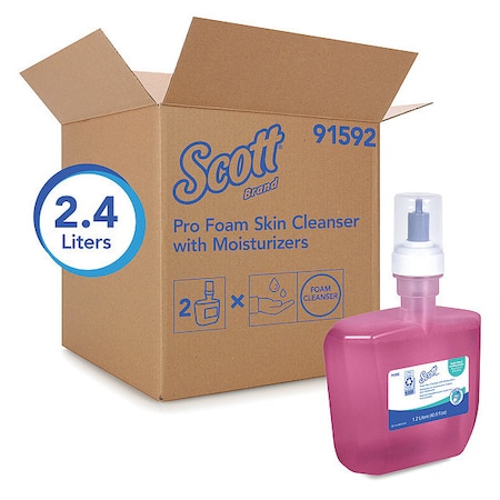SCOTT 91592 Foam Hand Soap, 1.2 L Hand Soap Refills for KCP ICON & Scott Pro