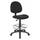 ZORO SELECT 453A09 Fabric Drafting Chair, 30 1/2-, No Arm, Black