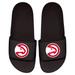 "Youth ISlide Black Atlanta Hawks Primary Logo Motto Slide Sandals"