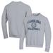 Men's Champion Heather Gray North Carolina Tar Heels Volleyball Icon Powerblend Pullover Sweatshirt