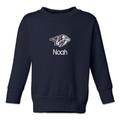 Toddler Navy Nashville Predators Personalized Pullover Sweatshirt