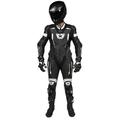 Cortech Sector Pro Air Mens Leather Motorcycle 1-Pc Suit Black/White LG