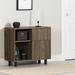 South Shore Octave 27.5" Small 1 - Door Accent Cabinet Wood in Brown | 27.5 H x 31.5 W x 13.75 D in | Wayfair 14366