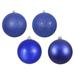 Andover Mills™ Holiday Décor Ball Ornament Plastic in Blue | 3 H x 2.75 W x 2.75 D in | Wayfair EF1076E1D74D45C69BD7A1AD67071AF0