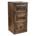 Millwood Pines Doory 3-Drawer Vertical Filing Cabinet Wood in Brown | 43 H x 21 W x 21 D in | Wayfair C97EDFAF3AB54E70982072F6197B7FBD