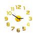 Shpwfbe Mirror Office DIY Clock Clock Home 3D Sticker Surface Wall Decor Clock Household Christmas appliances Gift